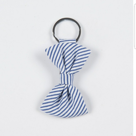 ⚡⬇️🛒 Lauren James Seersucker Bow Keychain - Picture 5 of 5